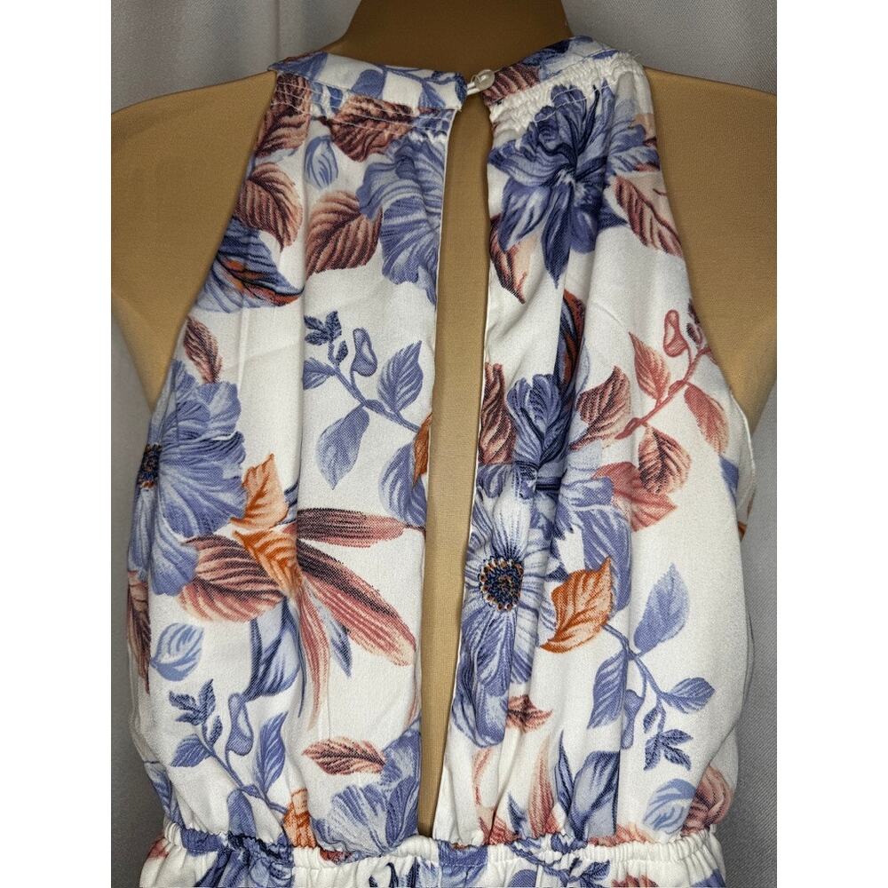 391. Japna Floral Halter Maxi Dress Size S EUC - Picture 5 of 7